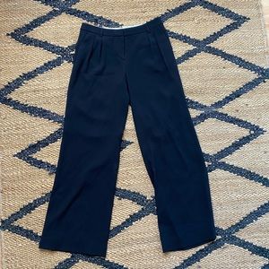Black, wide leg dress pants